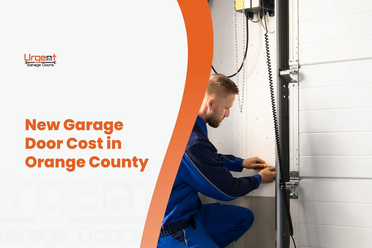 New garage door cost breakdown for Orange County homes