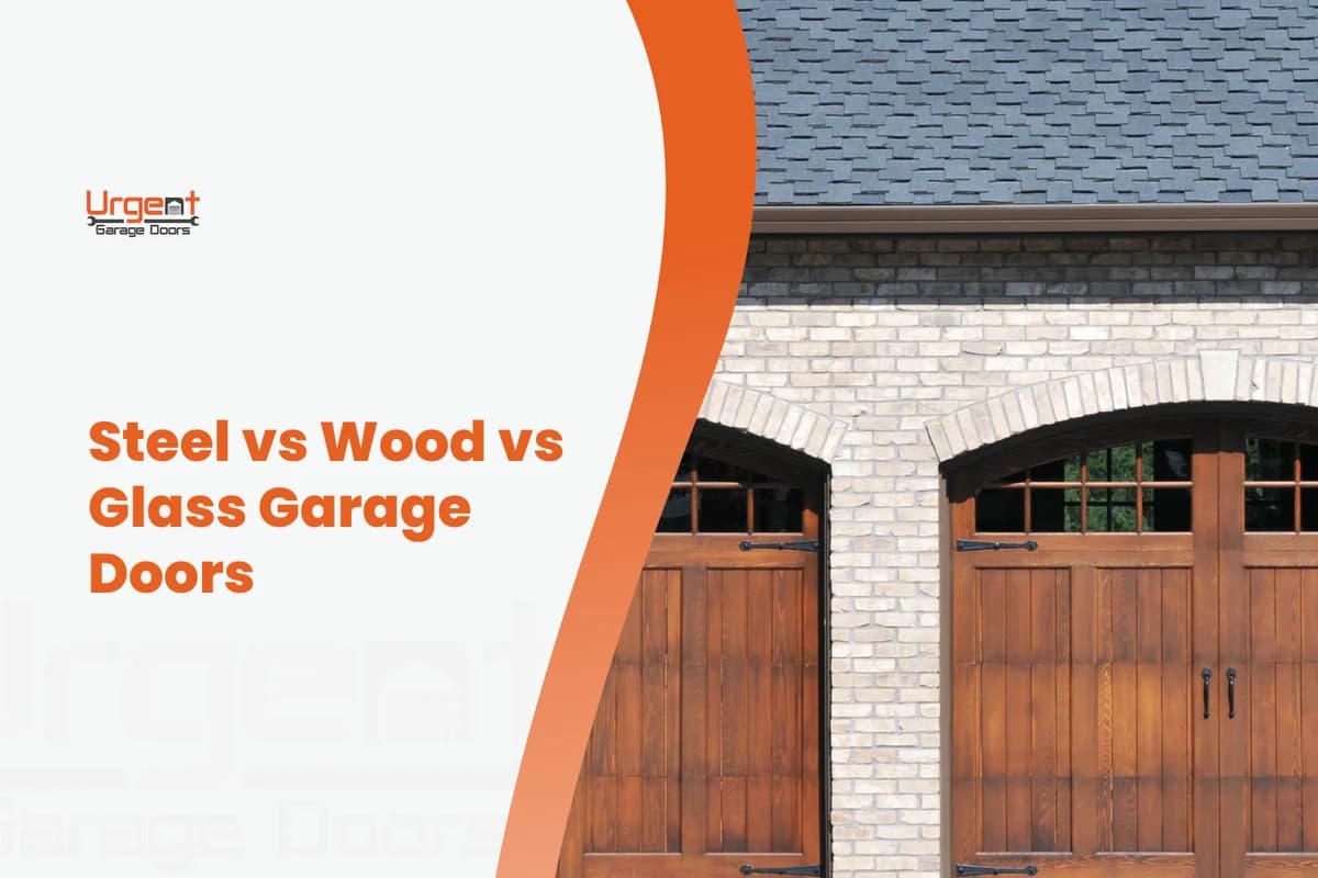 Steel vs Wood vs Glass Garage Doors for Orange County Homes