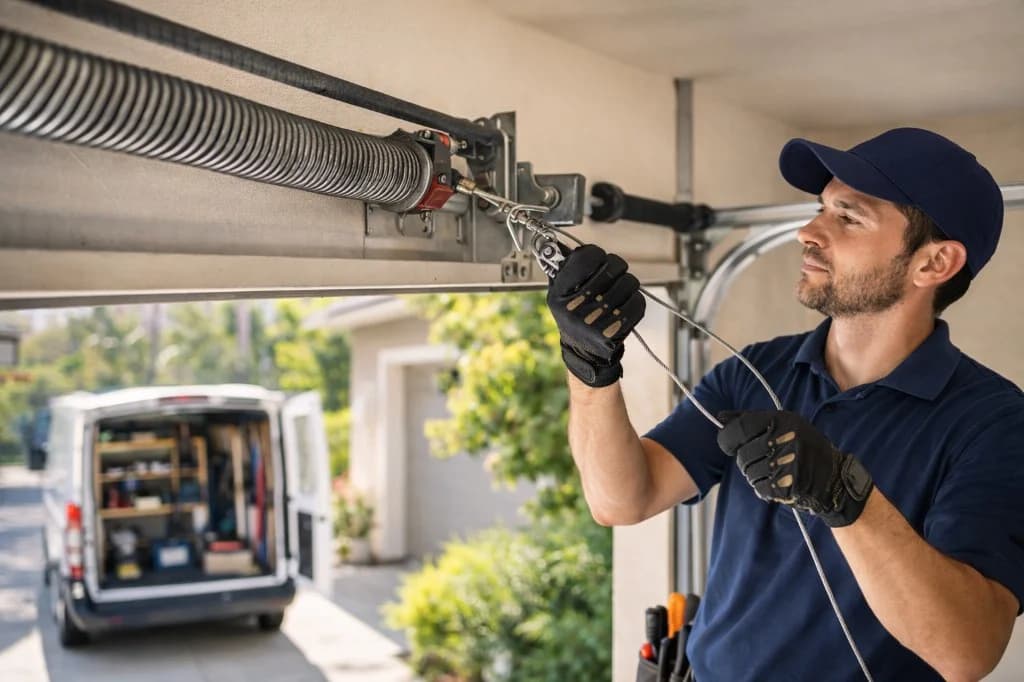 Spring & Cable Repair in Orange County | Urgent Garage Doors
