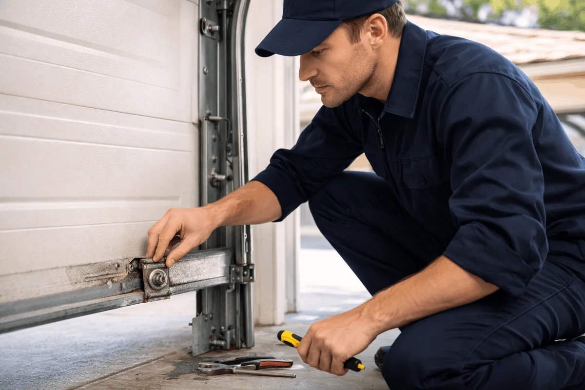 4. A Visible Gap in the Spring - 7 Signs Your Garage Door Spring Is About to Break