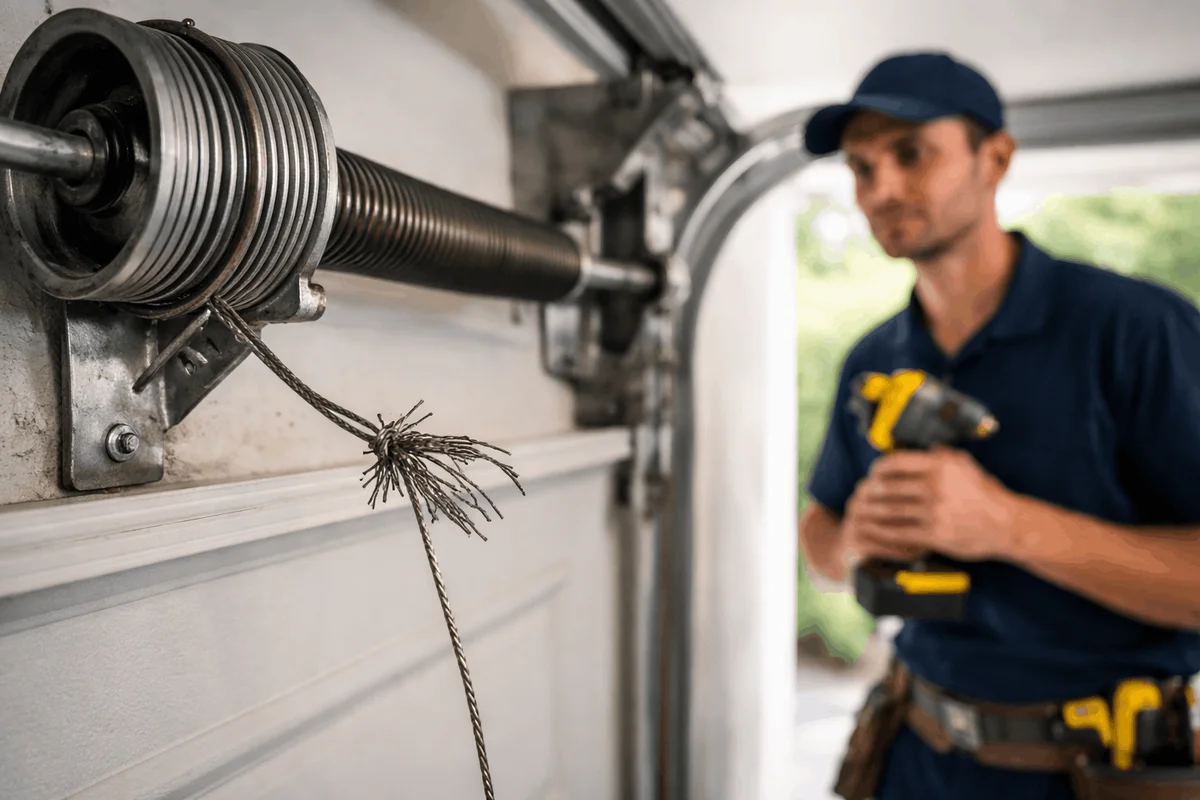 5. The Door Slams When Closing - 7 Signs Your Garage Door Spring Is About to Break
