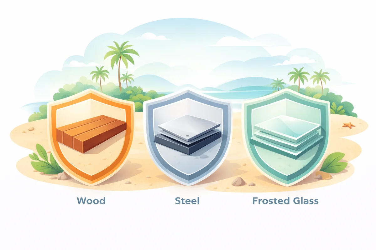 Wood and Wood-Composite - Best Garage Door Materials for Newport Beach and Laguna Beach Estates