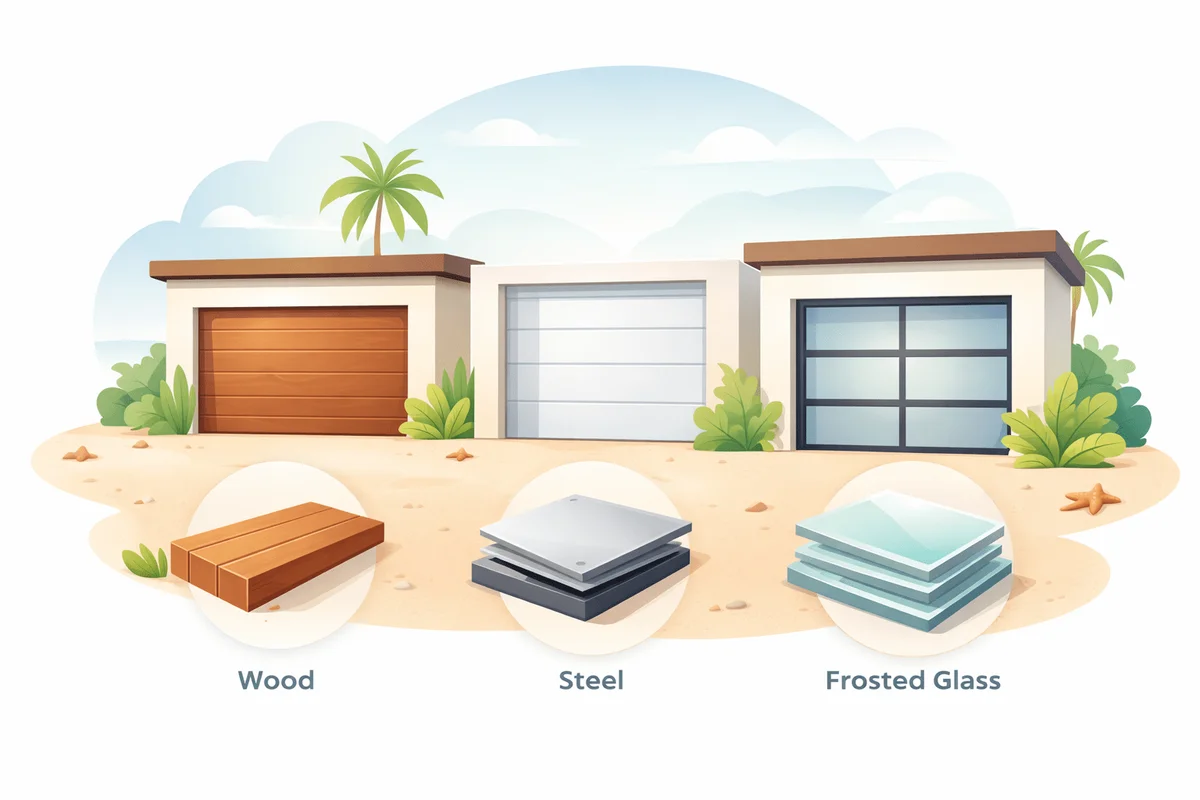 Glass and Modern - Best Garage Door Materials for Newport Beach and Laguna Beach Estates