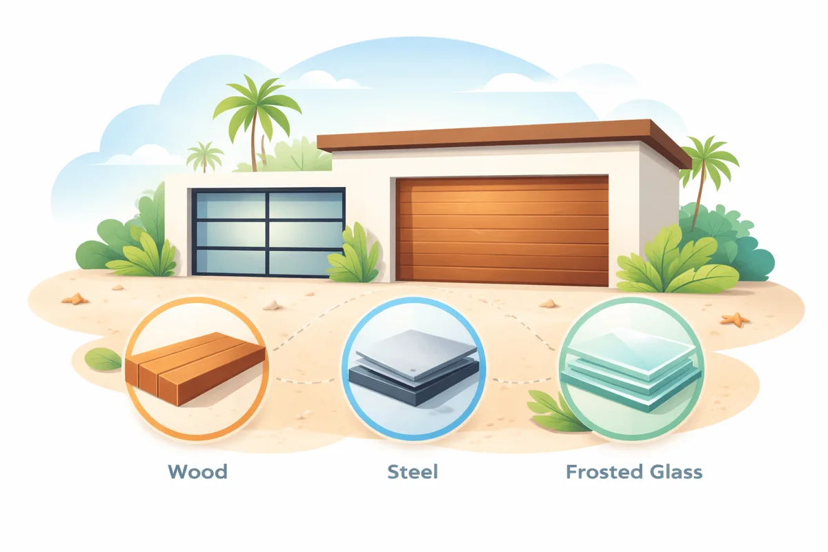HOA and Design Review - Best Garage Door Materials for Newport Beach and Laguna Beach Estates