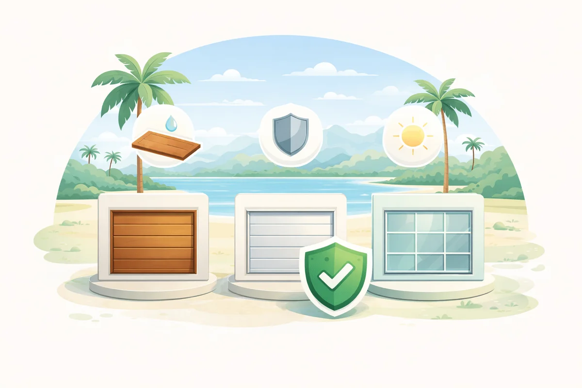 Maintenance for Coastal Materials - Best Garage Door Materials for Newport Beach and Laguna Beach Estates