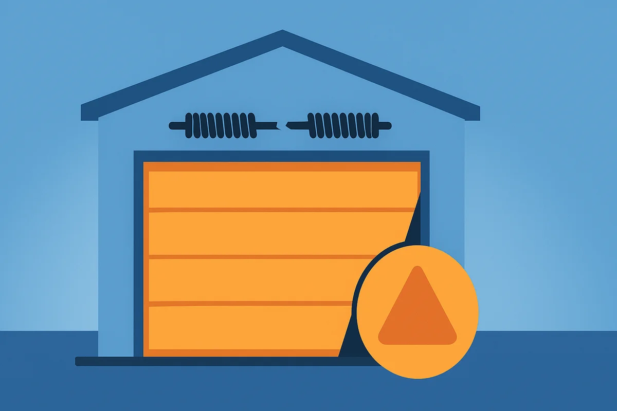 Minute 5: Don't Operate a Broken Door - Garage Door Emergency: What to Do in the First 5 Minutes