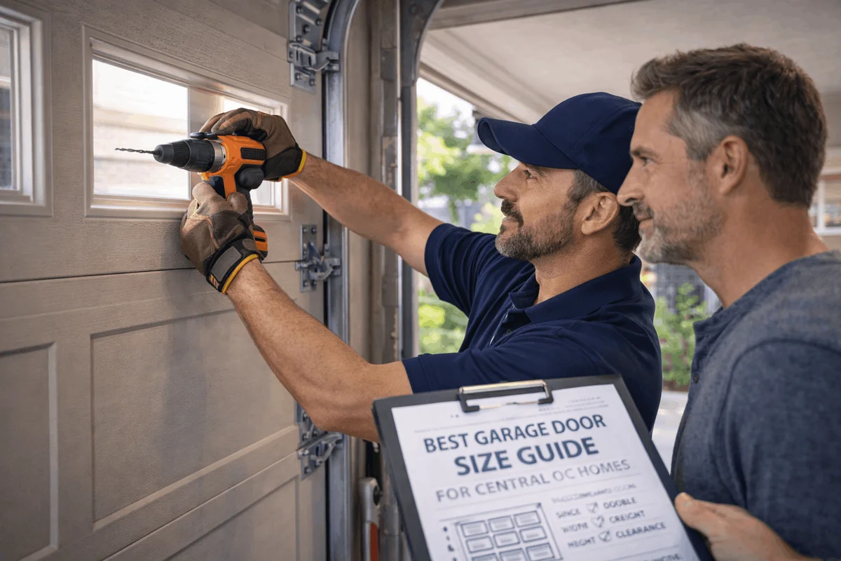 Measuring for Replacement - Best Garage Door Size and Fit Guide for Orange County Homes