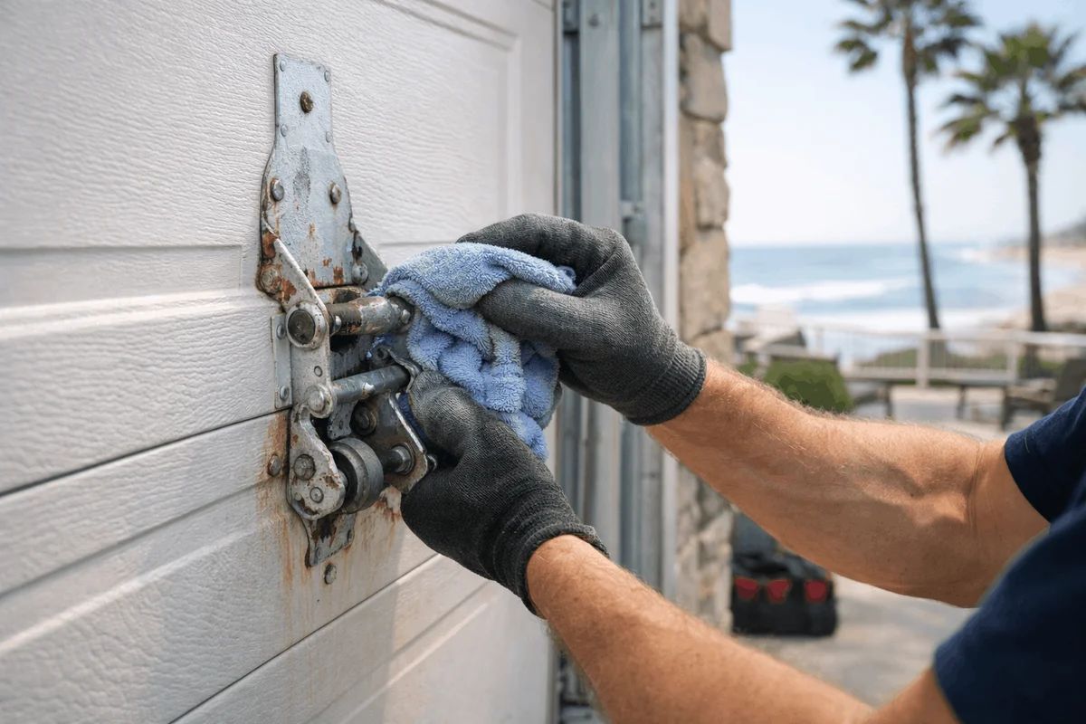 How to Stop Salt-Air Corrosion on Coastal OC Garage Doors - How to Stop Salt-Air Corrosion on Coastal OC Garage Doors