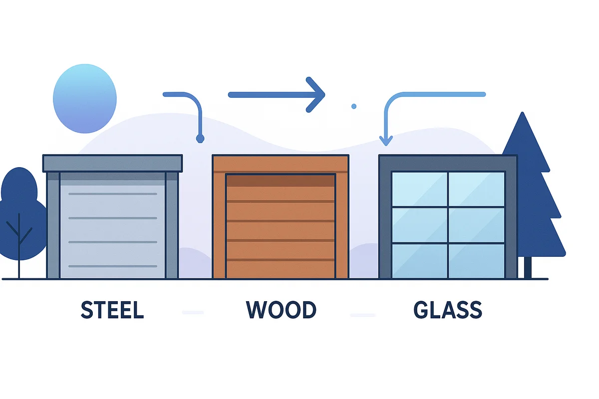 Steel: The Workhorse - Steel vs Wood vs Glass Garage Doors for Orange County Homes